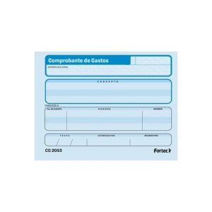 BLOCK COMPROBANTE DE GASTOS 1/4 CARTA 50 HJ C/3