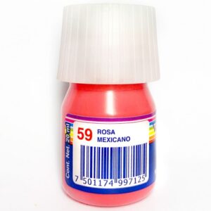 PINTURA PARA CARTEL 20ML BACO 59 ROSA MEXICANO PIEZA