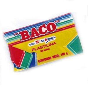 PLASTILINA MARQUETA 180 GRS # 51 AMARILLA BACO PIEZA