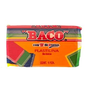 PLASTILINA MARQUETA 180 GRS # 52 NARANJA BACO PIEZA
