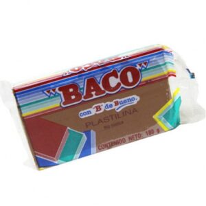 PLASTILINA MARQUETA 180 GRS # 58 CAF? BACO PIEZA