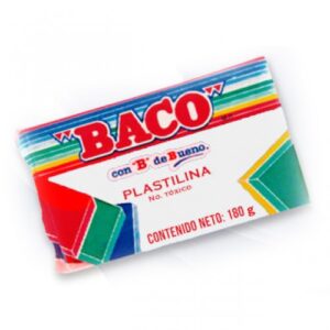 PLASTILINA MARQUETA 180 GRS # 60 BLANCO BACO PIEZA
