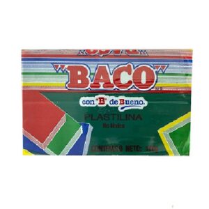 PLASTILINA MARQUETA 180 GRS # 62 VERDE OBSCURO BACO PIEZA