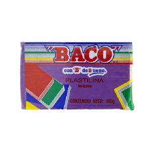 PLASTILINA MARQUETA 180 GRS # 63 VIOLETA BACO PIEZA