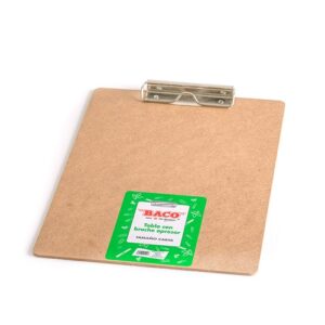 TABLA FIBRACEL CARTA BROCHE ALAMBRE BACO PIEZA