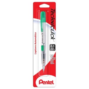 LAPICERO 0.5 MM TECHNICLICK VERDE MOD.PD105BP-D PENTEL BLISTER C/1