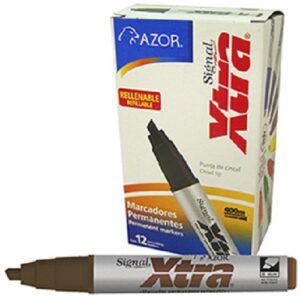MARCADOR PERMANENTE SIGNAL XTRA CAFE AZOR MOD.40007 PIEZA