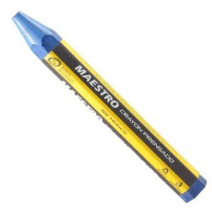 CRAYONES DE CERA MAESTRO COLOR AZUL DIXON CAJA C/20