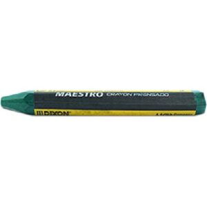 CRAYONES DE CERA MAESTRO COLOR VERDE DIXON CAJA C/20