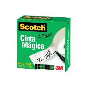 CINTA MAGICA 3M SCOTCH MOD. 810 / 18mm X 33m PAQ C/4 PIEZA