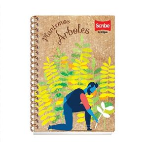 CUADERNO PROFESIONAL C/DOBLE ESPIRAL RAYA 200H ECOLOGICO PZA MOD.5730 SCRIBE