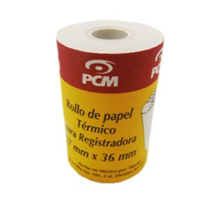 ROLLO DE PAPEL TERMICO 57X36 PCM CAJA C/160