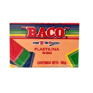 PLASTILINA MARQUETA 180 GRS CARNE BACO PIEZA