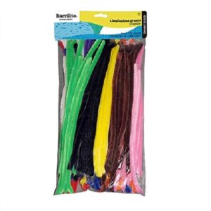 LIMPIAPIPAS GRUESO 12MM BOLSA C/100 SURTIDO MOD.P029M BARRILITO