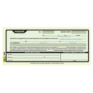 BLOCK PAGARE 1/3 CARTA PA-8600-A PAQ C/2 BLOCK C/50H FORTEC