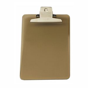 TABLA PLASTICA CARTA CON CLIP METALICO SABLON HUMO AZOR MOD.2316HU PIEZA
