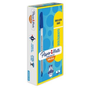 BOLIGRAFO P.MEDIANO AZUL KILOMETRICO INKJOY 100ST BEROL CAJA C/12
