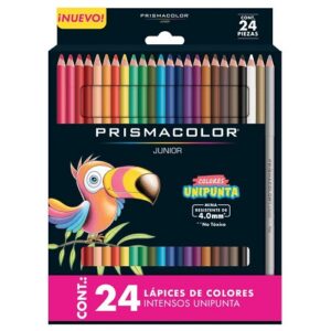 LAPICES DE COLORES C/24 PRISMACOLOR JUNIOR ESTUCHE BEROL