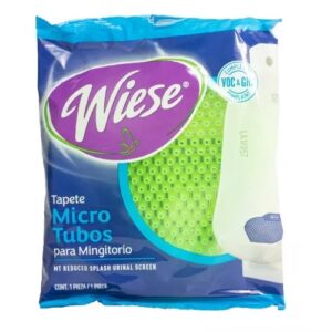 TAPETE AROMATIZANTE MINGITORIO URINAL ANTISALPICADURAS WIESE PAQ C/10
