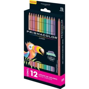 LAPICES DE COLORES C/12 PRISMACOLOR JUNIOR PASTEL BEROL