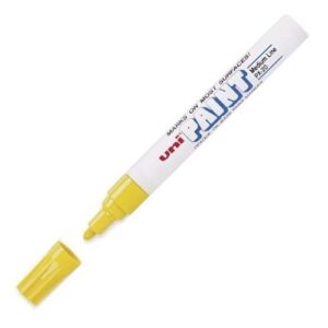 MARCADOR PERMANENTE UNI PAINT PX-20 AMARILLO AZOR CAJA C/12