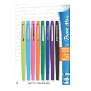 PLUMON DE ESCRITURA FLAIR ULTRA FINE BEROL BLISTER C/8 SURTIDO