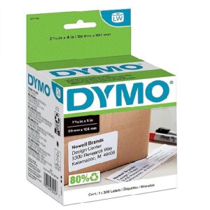 ETIQUETA PARA ENVIOS 2 5/16 X 4 DYMO PIEZA