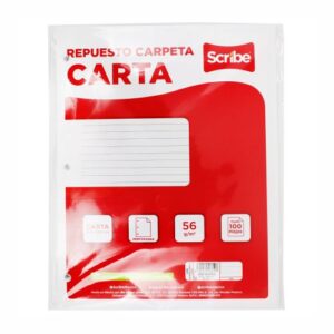 REPUESTO PARA CARPETA RAYA 100H MOD.3400 SCRIBE PIEZA