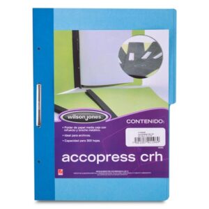 CARPETA ACCOPRESS M/C NP CARTA AZUL CLARO PIEZA