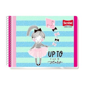 CUADERNO ITALIANO ESPIRAL MEGA BLANCO 100H MOD.4531 SCRIBE PIEZA