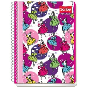 CUADERNO FRANCES ESPIRAL MEGA DOBLE RAYA 100H MOD.4544 SCRIBE PIEZA