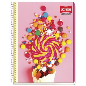 CUADERNO DE DIBUJO ESPIRAL ESCOLAR BLANCO 10H MOD.4590 SCRIBE PIEZA