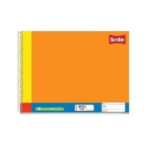 CUADERNO DE DIBUJO ESPIRAL ESCOLAR BLANCO 30H MOD.4592 SCRIBE PIEZA