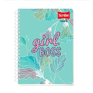 CUADERNO FRANCES ESPIRAL DOBLE NATURAL RAYA 100H MOD.6020 SCRIBE PIEZA