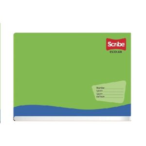 CUADERNO ITALIANO GRAPADO CLASICO DOBLE RAYA 50H MOD.6144 SCRIBE PIEZA