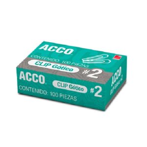 CLIP GOTICO #2 ACCO C/100 PIEZA