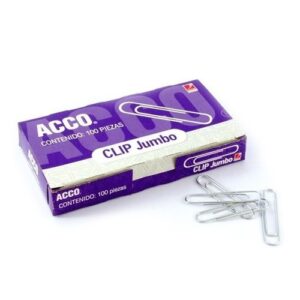 CLIP JUMBO ACCO C/100 PIEZA
