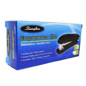ENGRAPADORA MEDIA TIRA SWINGLINE ACCO 1/2-T 214 NEGRA PIEZA