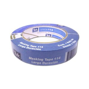 CINTA ADHESIVA MASKING TAPE MOD.114 AZUL 24 X 50 TUK PIEZA