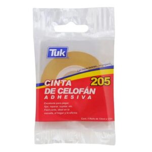 CINTA ADHESIVA CELOFAN MOD.205 12X33 TUK PIEZA