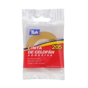 CINTA ADHESIVA CELOFAN MOD.205 18X33 TUK PIEZA