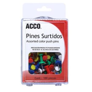PIN SURTIDO ACCO C/100 PIEZA