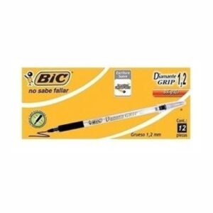 BOLIGRAFO P.FINO NEGRO DIAMANTE BIC CAJA C/12