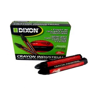 CRAYONES INDUSTRIALES NEGRO DIXON CAJA C/10 PIEZAS