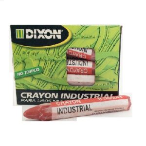 CRAYONES INDUSTRIALES ROJO DIXON CAJA C/10 PIEZAS