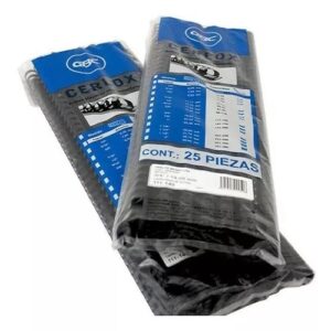 ARILLOS PLASTICOS 5/16 CERLOX GBC WB 38A NEGRO C/25 PIEZA