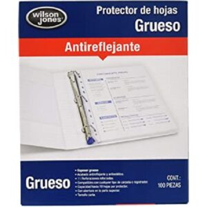 PROTECTOR DE HOJAS GRUESO CAJA C/100PIEZAMOD.P0571 ACCO PIEZA