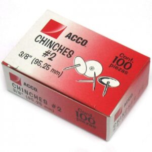 CHINCHETAS #2 100PIEZA MOD.P2629 ACCO PIEZA