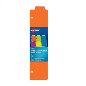 ETIQUETA PARA FOLDER LASER/INKJET. ROJO. 9/16" X 3 7/16" / 1.4 X 8.7 CM 252 AVERY