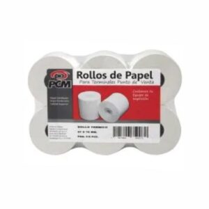 ROLLO PARA FAX 25 MTS PCM CAJA C/6